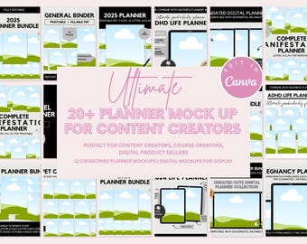 Canva Mockup Vorlagen für Kreative: 27 Digitale Produkt-Mockups