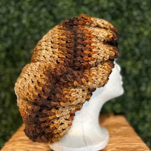 Adjustable Loc Sock, Handmade Crochet Dreadlock Cap, Extra Long Loc Cover, Protective Hair Wrap For Locs & Braids, Unisex Cap