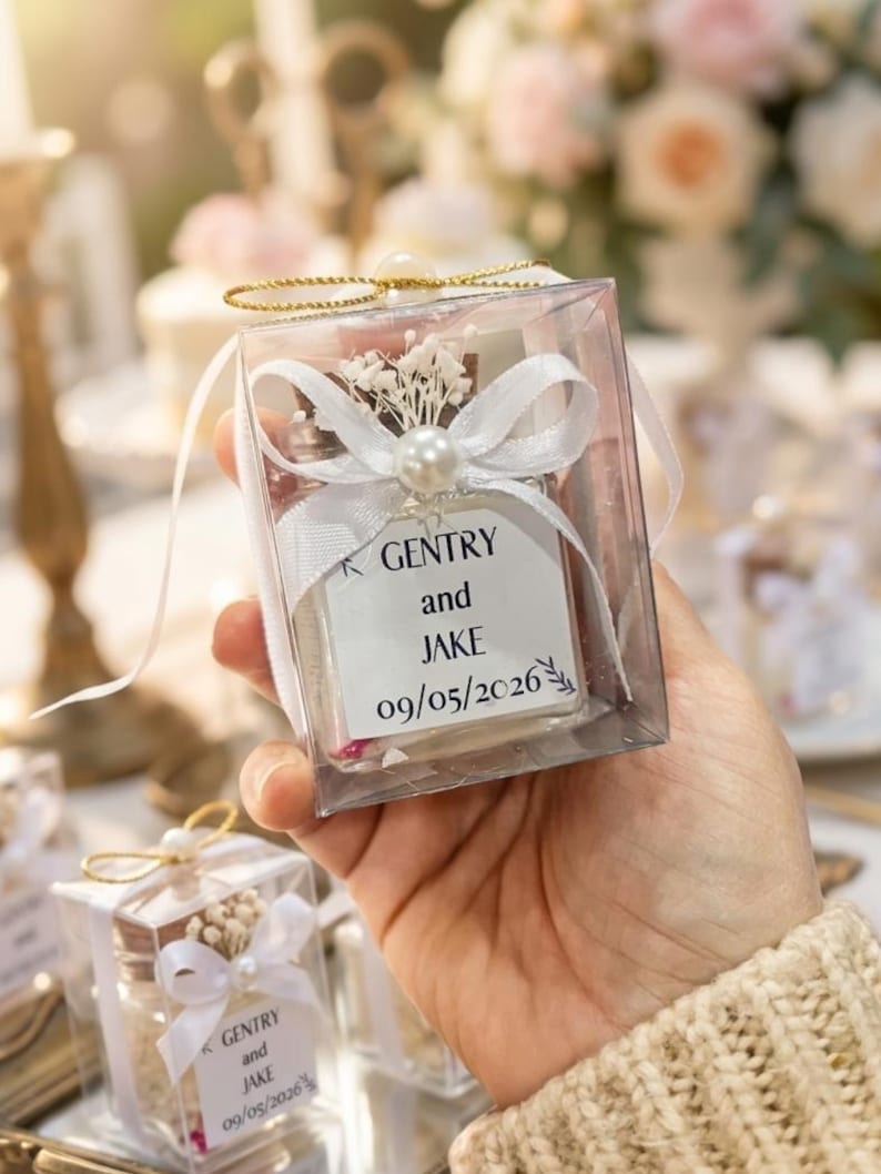 Personalized Wedding Favors for Guests Bulk, Custom Glass Jar Candle ...