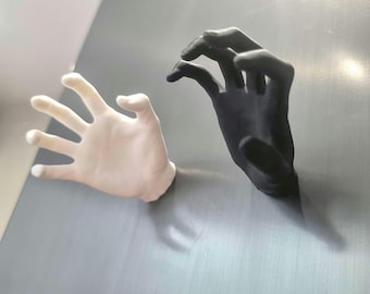 Creepy 3D Hand Fridge Magnets: Spooky Gothic Decor