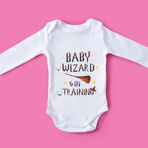Zauberer im Training Baby Design: PNG, SVG (Digitaler Download)