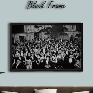 Fotodoek The Shining Overlook hotel – 1921 feestscène muurkunst – decor horrorfilm – Jack Torrance-print – klassieke filmposter