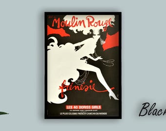 ヴィンテージ キャバレー ダンス ポスター ローザンヌ 1950年代