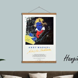 【希少ポスター】アンディ・ウォーホル　ベートーベン　ベートーベン　ブルーブック 希少 Andy Warhol アンディウォーホル ポスター ベートーベン