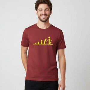 Bricks Evolution T-Shirt – Building Blocks Tee for Brick Fans
