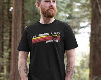 Life Finding A Way Since 1993 Retro Dinosaur Movie T-shirt