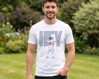England Football Number 10 Hey Jude Graphic T-shirt Supporter Gift
