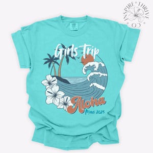 Girls Trip Aloha Shirt: Hawaiian Beach Vacation Tee