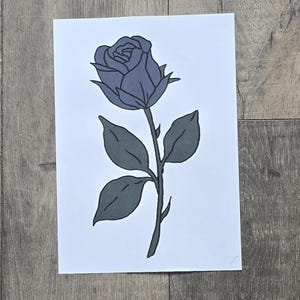 Diseño de póster de Dark Rose