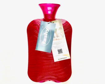 Fashy 2 liter Hot Water Bottle I Red