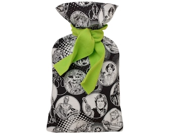Hotties™ Flannel Cover (Hot Water Bottle sold separately) | B&W Galactic