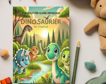 Explorer Coloring Book Dino - 50 Pictures to Color (Coloring Book)