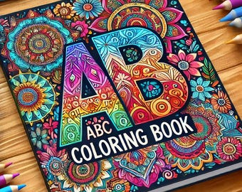 The ABC to color - Mandala Alphabet