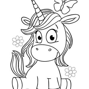 Einhorn-Malbuch für Kinder mit 60 magischen Ausmalbildern. Fördert Kreativität und Feinmotorik. Perfekt zum Ausdrucken, ideal für Kinder ab 3 Jahren. Tolle Geschenkidee für kleine Einhorn-Fans