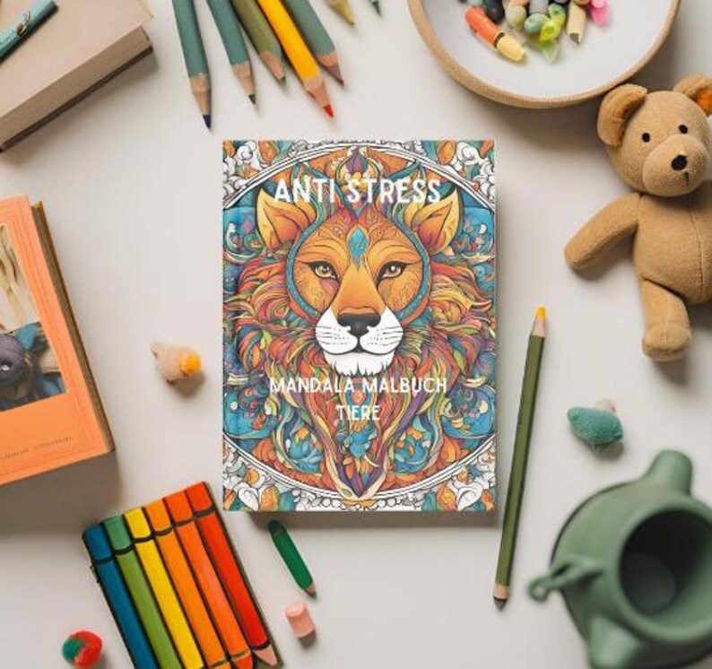 Mandala Malbuch Tiermotive