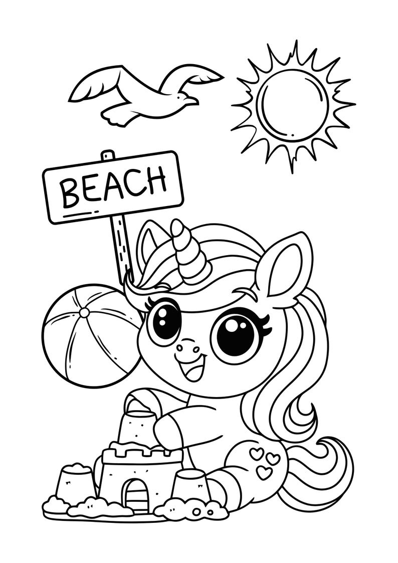 Einhorn-Malbuch für Kinder mit 60 magischen Ausmalbildern. Fördert Kreativität und Feinmotorik. Perfekt zum Ausdrucken, ideal für Kinder ab 3 Jahren. Tolle Geschenkidee für kleine Einhorn-Fans