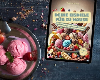 Ninja Creami Recipe Book – Make your own ice cream, sorbets, and more | Healthy & creative ice cream recipes for at home. 120 recipes. DIGITAL DOWNLOAD.