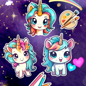 Einhorn-Malbuch für Kinder mit 60 magischen Ausmalbildern. Fördert Kreativität und Feinmotorik. Perfekt zum Ausdrucken, ideal für Kinder ab 3 Jahren. Tolle Geschenkidee für kleine Einhorn-Fans
