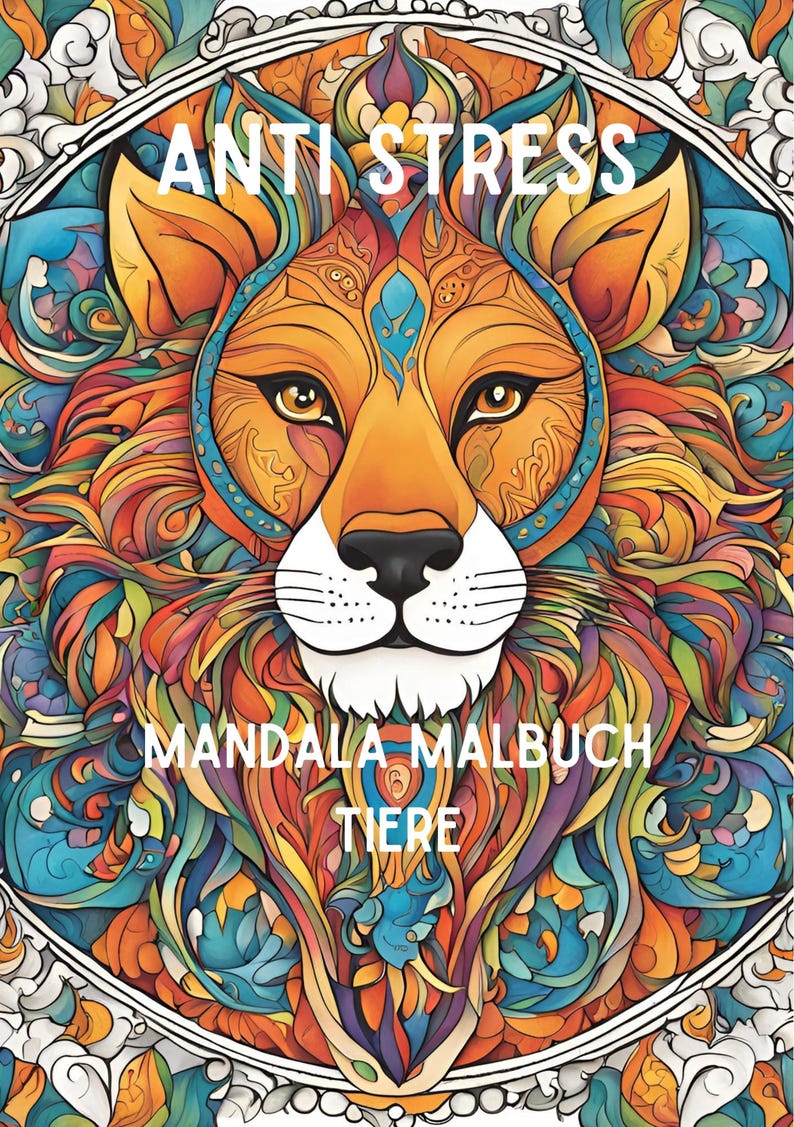 Mandala Malbuch Tiermotive