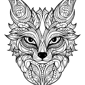 Mandala Malbuch Tiermotive