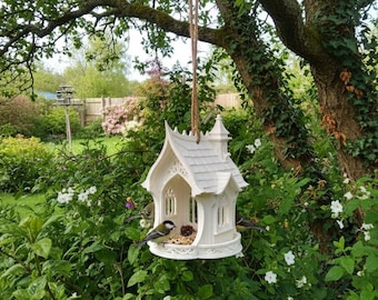 Elven Bird Feeder STL – Fantasy Garden 3D Print File, Elf Style Outdoor Decor