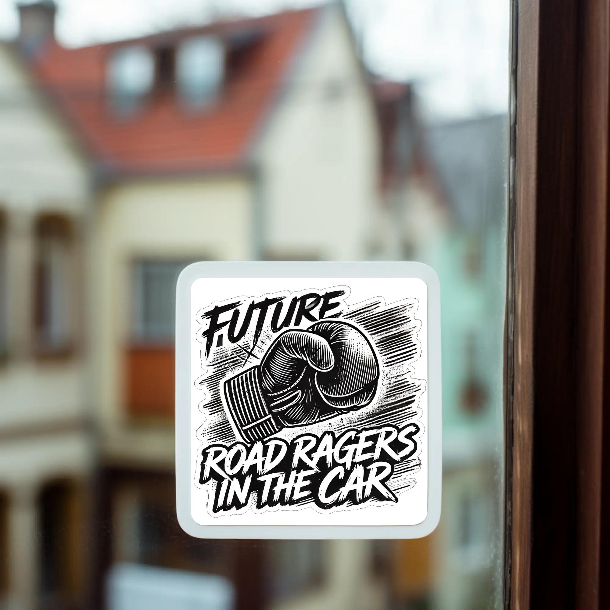 Road Rager Sticker Humorous Future Road Rager Vinyl Decal | Funny Car Window & Laptop ...