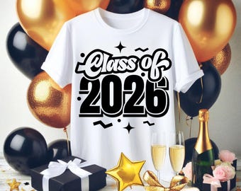 Senior 2026 Graduation PNG Design | Class of 2026 (Digital Download)