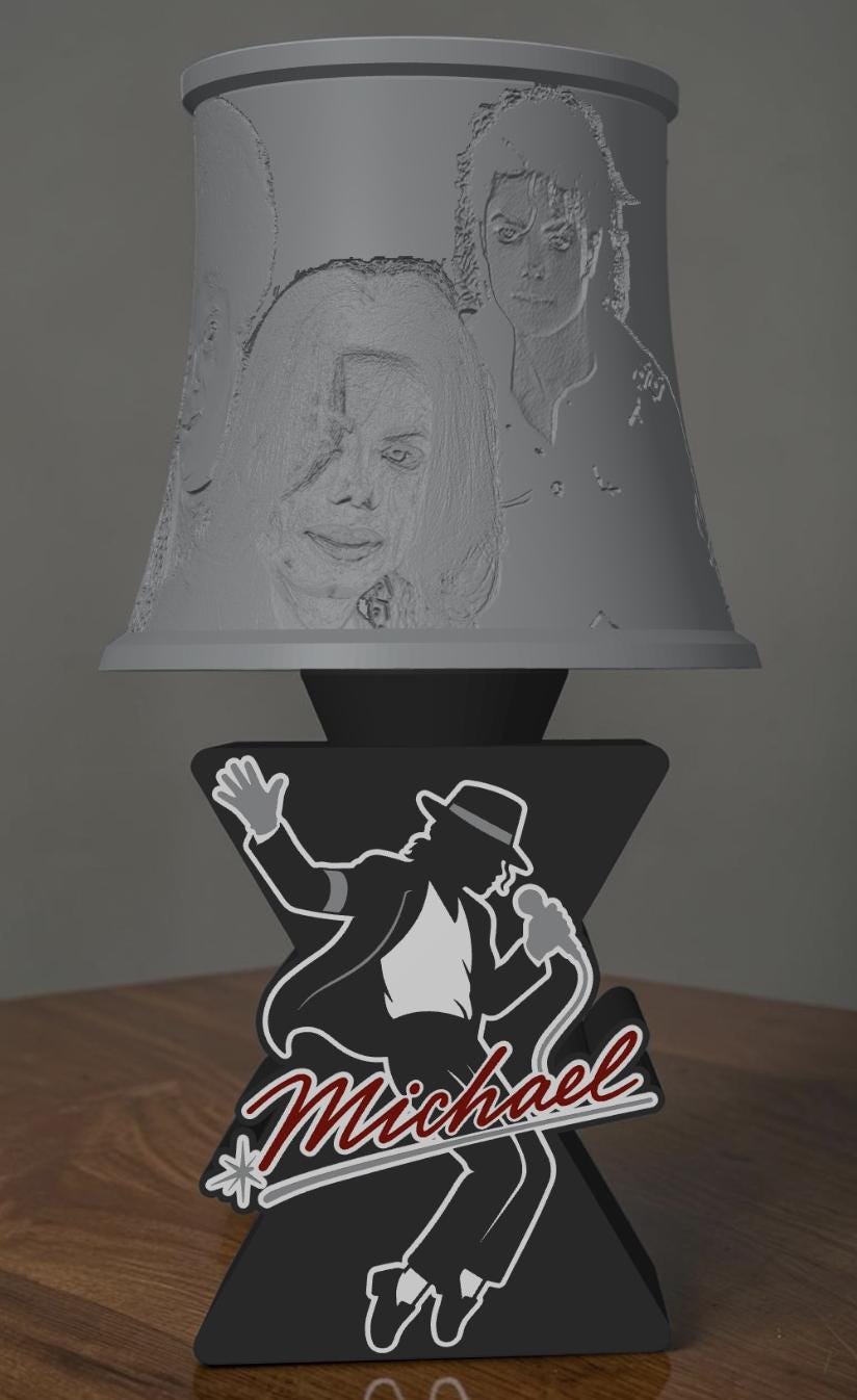 Michael Jackson 3d - Etsy
