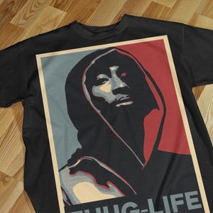 2PAC Digital Portrait: Hip Hop Tribute Art (300 DPI PNG Download)