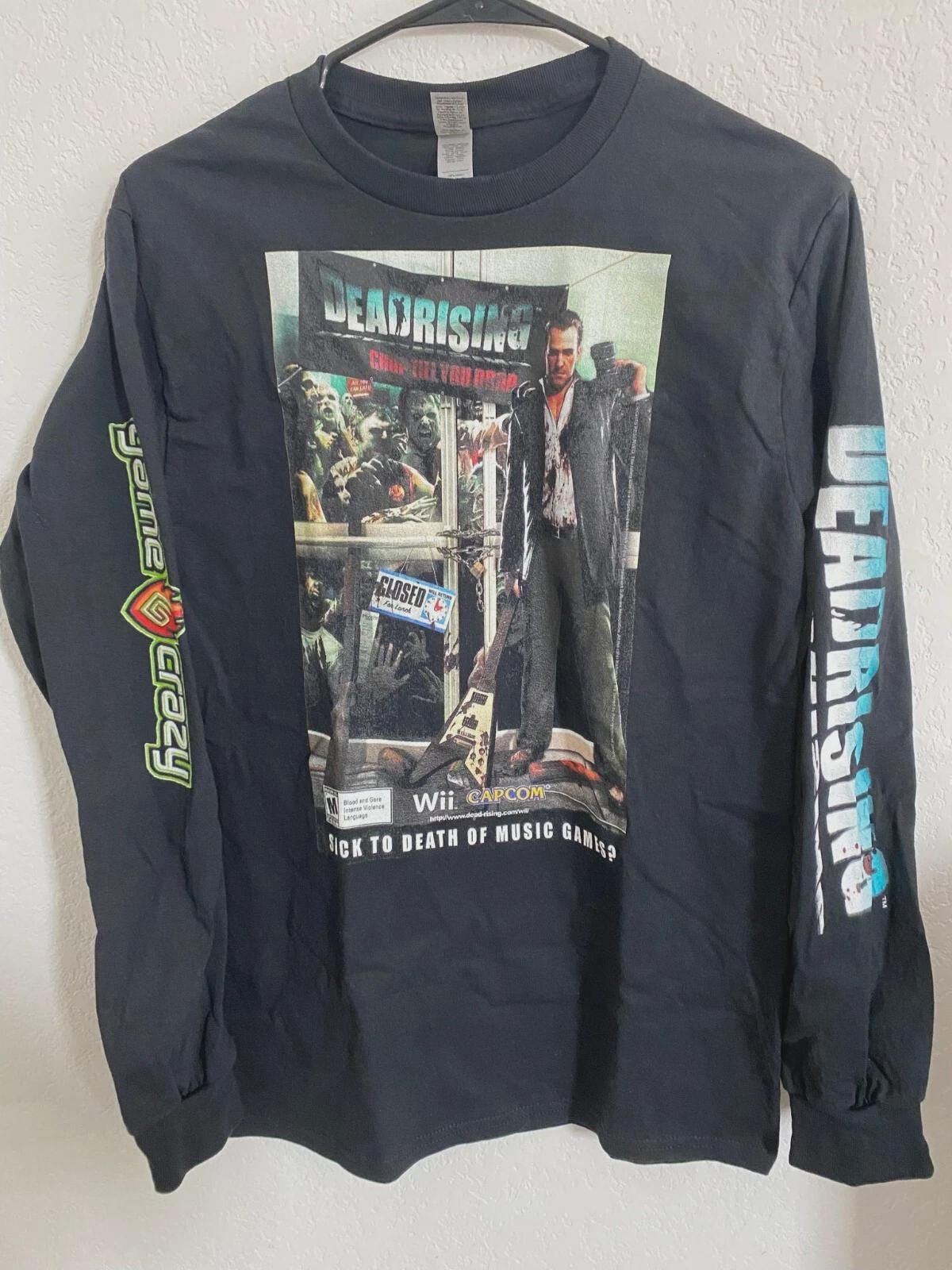 Dead Rising Capcom Promo Gamecrazy Long Sleeve T-shirt Unbranded Rare - Etsy