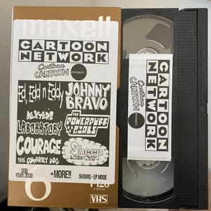 cartoon network cartoon cartoon fridays 5 GODZIN VHS 2000 z reklamami sprzedawane jako vhs puste (006) ed edd eddy johnny bravo powerpuff courage