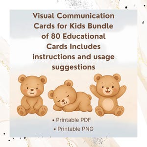 Pack éducatif visuel pour enfants, communication, routines pour enfants autistes, lot de cartes visuelles pour besoins spéciaux, 80 cartes flash
