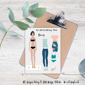 Digital Fashion Paper Dolls