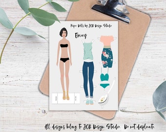 Digital Fashion Paper Dolls