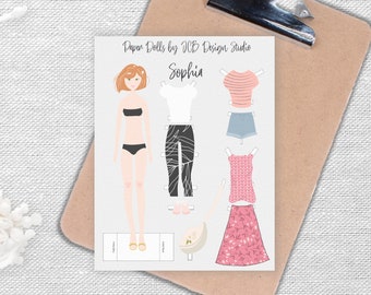 Printable Fashion Paper Dolls