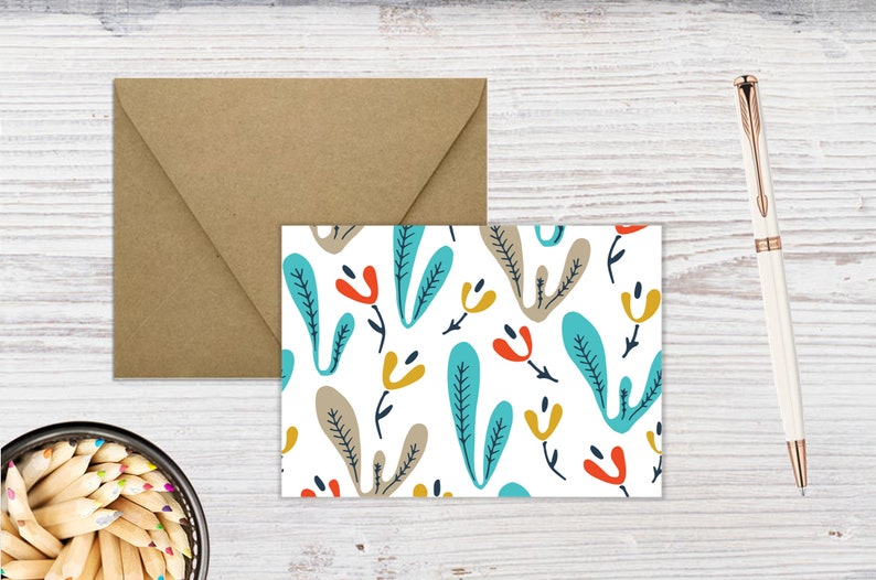 Woodland Garden Themed Card set of 3