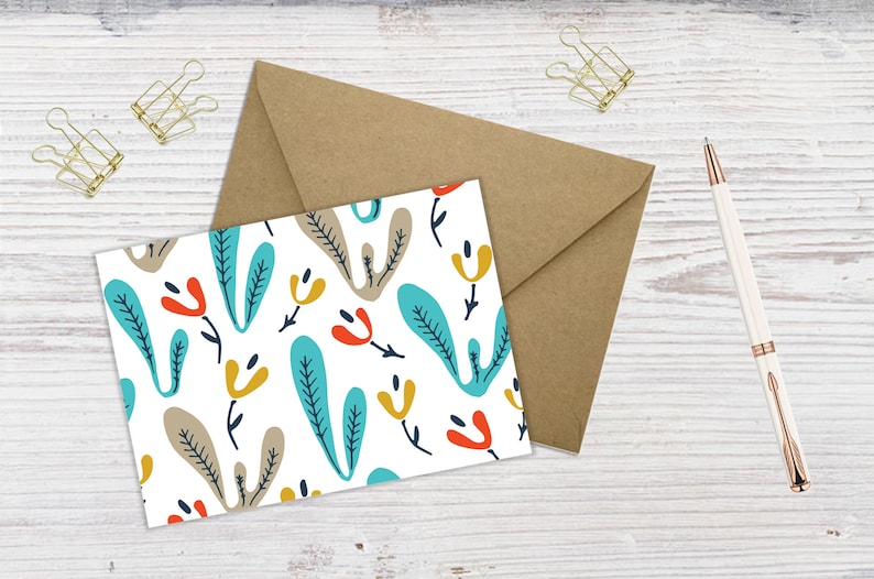 Woodland Garden Themed Card set of 3