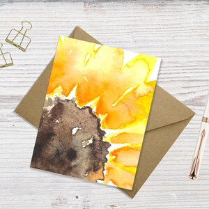 Printable Blank Sunflower Note cards Blank Floral Card Set Blank Cards image 8