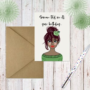 Its your Birthday downloadable card