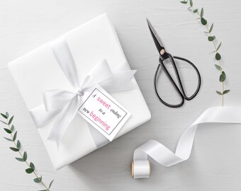 Printable Wedding Favor Tags A Sweet Ending to a New Beginning