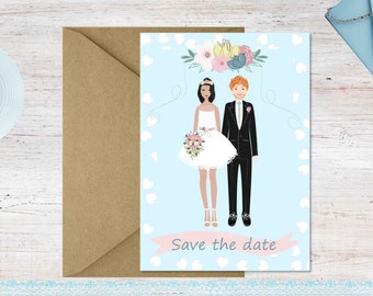 Digitale Hochzeit Save the Date