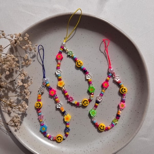 Mobile phone chain - mobile phone strap - mobile phone accessories - mobile phone strap - mobile phone pendant - various colors - summer - mobile phone jewelry