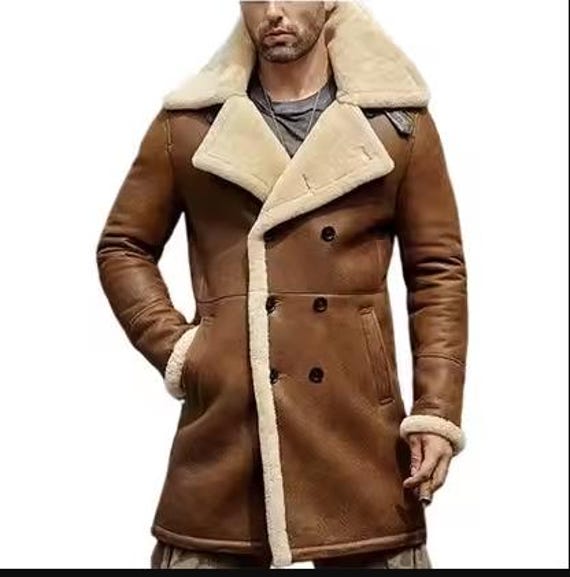 Best Premium High Quality Shearling Leather Jacket Genuine Best