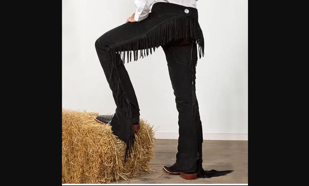 Gilet Cowboy à Franges Pour Homme - Faux Suède - Taille M à 2XL - Style Western Pour Fêtes, Halloween Et Concerts