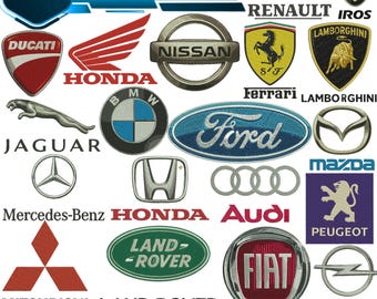 Car Logo Brand Manufacturers Embroidery Designs, Car Embroidery, Emblems, Supercars, Car logo Embroidery, Auto, Vehicle, Machine Embroidery