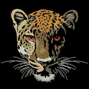 Leopard Embroidery Design, Leopard Head Embroidery, Safari embroidery, Leopard Print, Animals embroidery, Machine embroidery design