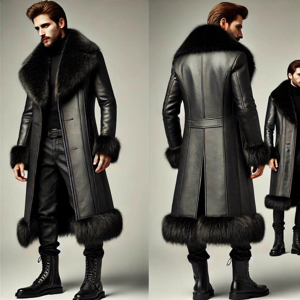Vintage Lamb Leather Coat - Etsy
