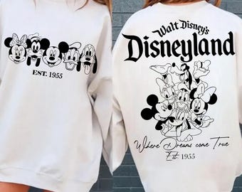 Mickey y sus amigos SVG PNG: Diseño de vacaciones familiares (Descarga digital)