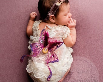 Newborn baby fairy wings faery wings photo props keepsake pictures wall art decoration