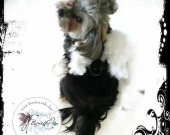 Pet Wings Dog Costume Wings Angel Wings Faery Wings Bat Wings Little Devil Attach to Harness